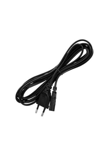 3 Metre Teyp Işıldak Fişi C7 Power Güç Kablosu 3M 2x0.75
