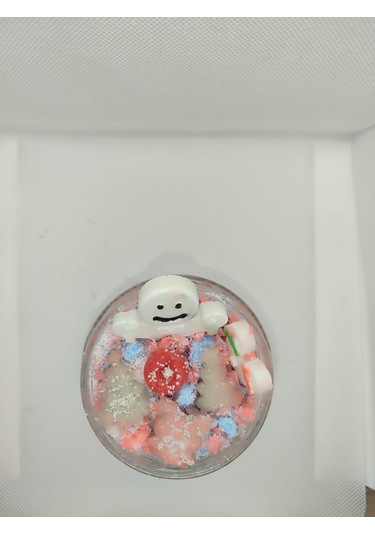 Kurabiye Adam Kavanozda Yılbaşı Partisi Mum