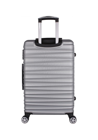Bagacar Md Gri Abs Tekerlekli Valiz Seti