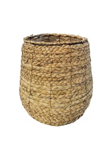 Santo Kahverengi Orta Boy Hasır Saksı
