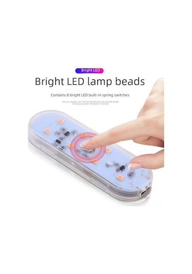 Neevoyu Araba Işıklı Dekorasyon: Dokunmatik Duyarlı İç Cephe Led Lambası, Usb Beslemeli, 8 Renkli Renk Değişimi, Uzun Ve Dairesel Model