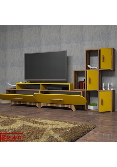 Variant Flora Duvar Raflı Tv Ünitesi (210589045)