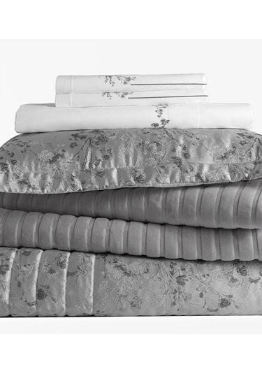 Elart Sakura Çeyiz Paketi 10 Parça Gümüş