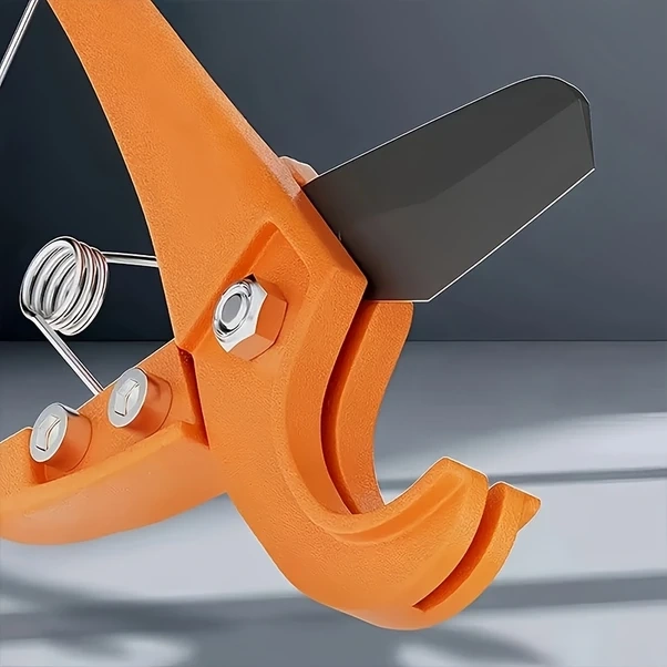 Gateesat Turuncu Pvc Boru Kesici - Pex Ve Plastik Borular İçin Pratik Ayarlanabilir Mekanizma Turuncu