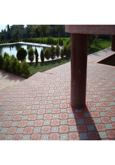 Plastik Parke Taşı Kalıbı Tekli Büyük Orkide 4,5 Cm (10 Ad)