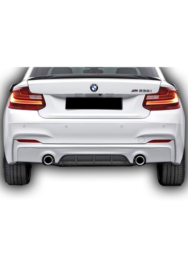 Bmw F22 2012+ Uyumlu Yedek Parça M Performance Difüzör Boyasız