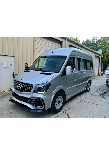 Mercedes Sprinter W906 Gtr Ön Panjur Izgara Seti Krom-siyah 2014-