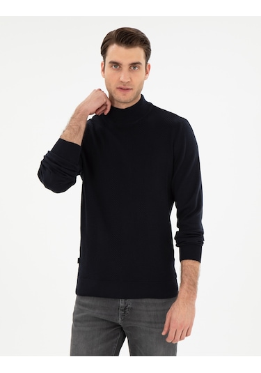 Pierre Cardin Erkek Lacivert Kazak /triko 50300498-vr033 Lacivert