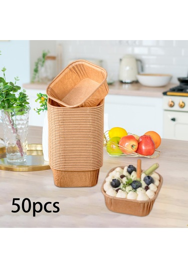 Suntek Yıldönümü Tatil Düğün Kahverengi Için 50x Cupcake