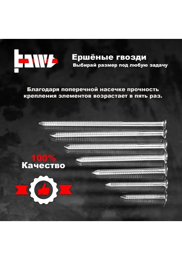 Bowt Çinko Kaplı Trapanlı Çiviler 3,4 X 90 200 Adet 171913114 90 MM