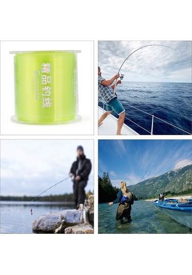 Novahub Dayanıklı Naylon Misina - 500m, Hızlı Batma, Aşınma Dirençli, 14.3-40.5lb Çekme Gücü, Daha İyi Bağlama Teknolojisi