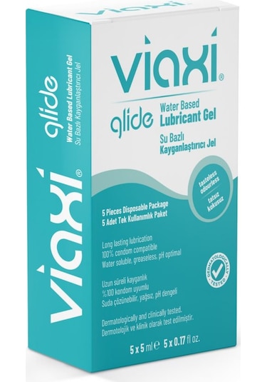 Viaxi Glide Kayganlaştırıcı Jel 5 ML 5'li