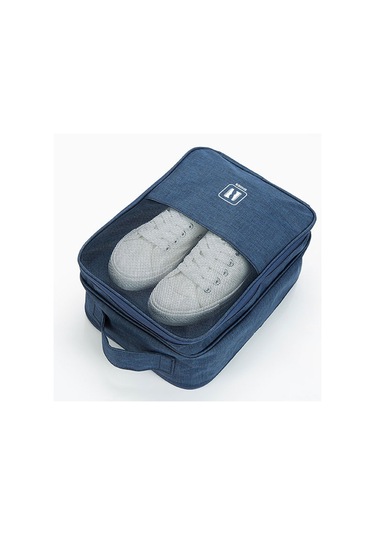 Neevoyu Seyahat Ayakkabı Depolama Çantası Su Geçirmez Organizatör 3 Çift Ayakkabı Taşıyabilir Siyah Spor Ayakkabı Çantası Siyah