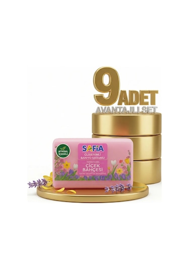 Safia Gliserinli Çiçek Bahcesi Banyo Sabunu 9x150 Gr Gliserin