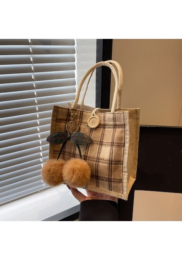 Trendooze Kadın Gri Fermuarlı Çantası Modern Gri Elma Boyutu Diğer