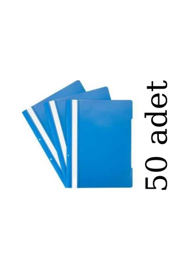 N'pratik Eco 50 Adet Mavi Telli Dosya Seti - Pratik Ve Dayanıklı Belge Düzenleyici