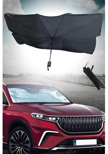 Tongxida Araba Ön Cam Güneşlik, Katlanabilir, Şemsiye Gölgel, Yüksek Kalite, Uygun Hafif, Rengi Aynı, Model Ve Ölçüsü Değişmez
