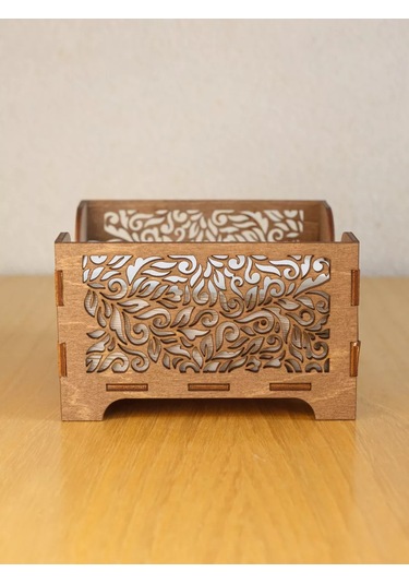 Windywayhome Ahşap Peçetelik 235303389 Kahverengi