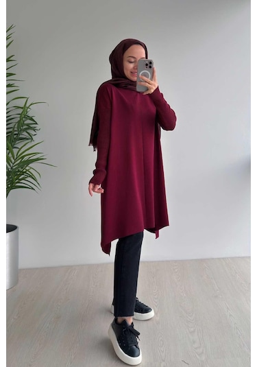 Kahijab Mira Merserize Tunik - Bordo