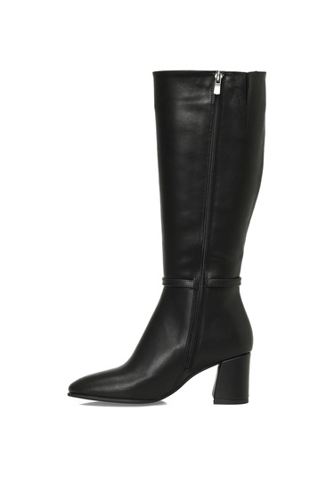 Butigo 25k-7049 5pr Siyah Kadın Topuklu Çizme 000000000102054697 Siyah