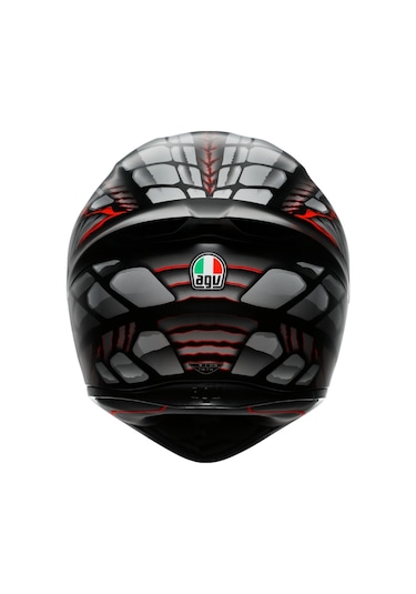 Agv K1 S Lyzard Matt - Black / Grey / Red - M Diğer