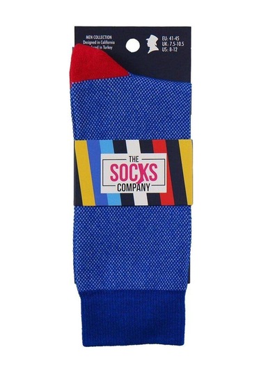 Desenli Erkek Soket Çorap-1857 Çok Renkli