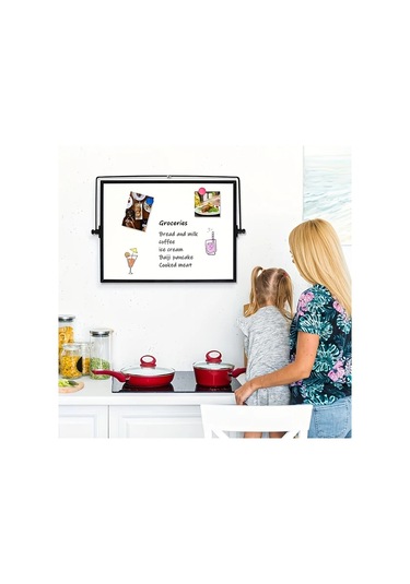 Willowhaven Ayarlanabilir Mavi Beyaz Tahta Seti Manyetik Kalem Silgi Mavi