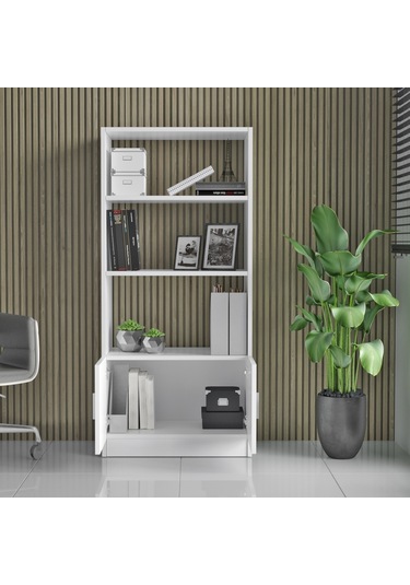 Robinhome Robin Home Verona D Ofis Kitaplık Beyaz
