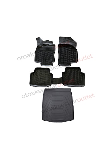 Rizline Vw Passat B8 2015-2020 3D Paspas+Bagaj Havuzu