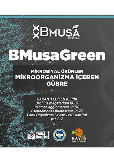 Bmusa Green 1 Lt Mikrobiyal Gübre 1 L