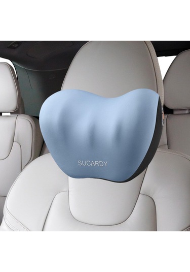 Suntek Araba Boyun Yastığı Sürüş Koltuğu Için Rahat Hafif Mavi