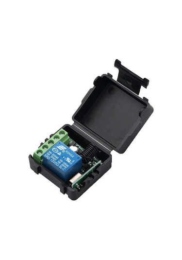 Ayt Weko 12 Volt 433 Mhz Tek Kanallı Rf Alıcı Verici Garaj Kumanda Devresi Röle Kartı Role