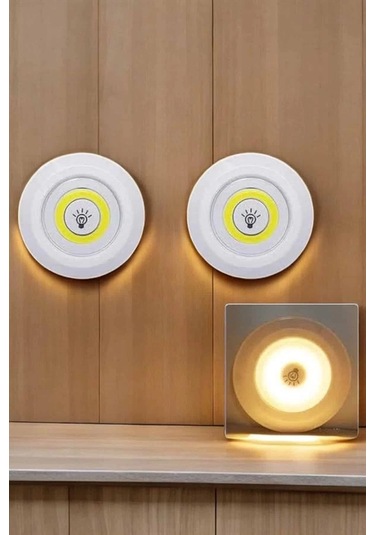 Bfs Mutfak Dolap Altı Işığı Uzaktan Kumandalı Yapışkanlı Kablosuz Pilli Çok Renkli