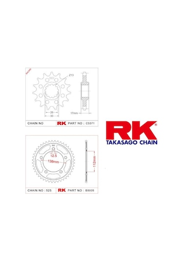 Rk Dişli Seti Honda Xl 1000 V Varadero 99-13