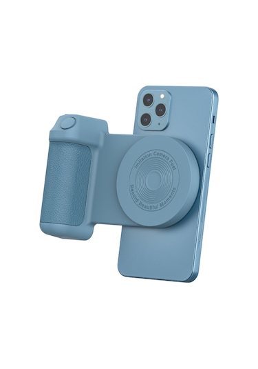 Mufunye Magsafe Desteği İle Bluetoothlu Akıllı Telefon Flaş Fotografi Tutucu: Siyah Upgrade Versiyon - Kablosuz Şarj Ve Dengeli Selfie Stantı