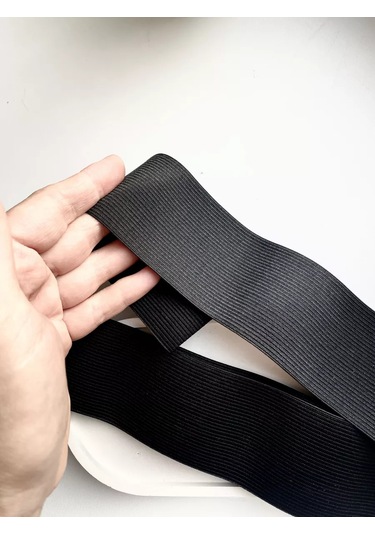 Siberiana 5 Cm Siyah Geniş Dikiş Lastiği 233718829