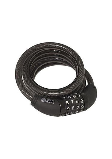 Zhongli Halat Kilit Dolamalı Şifreli 8 x 100 CM Siyah