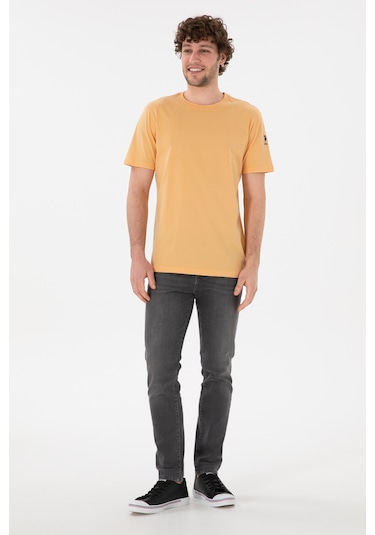 U.S. Polo Assn. Erkek Regular Fit Bisiklet Yaka Turuncu Basic Tişört 50305985-VR202 U.S. Polo Assn. Erkek Regular Fit Bisiklet Yaka Turuncu Basic Tişört 50305985-VR202