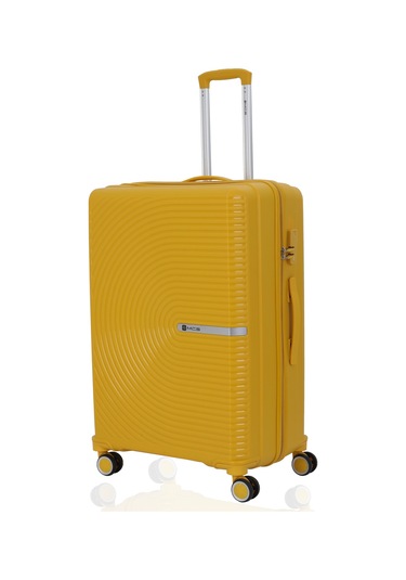 Mçs Polipropilen Valiz V374 65 Cm Orta Boy Sarı Sari