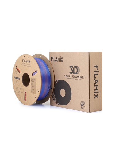 Filamix Mystic Parlak Mavi Yeşil Turuncu 1.75mm 1kg Filament - Urhanshop Gönderimli