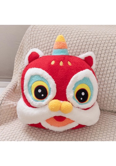 Suntek Ay Yılı Dekorasyonu Nimet Hatıra Güzel Dekor Çin Yeni Kırmızı Aslan Kafası