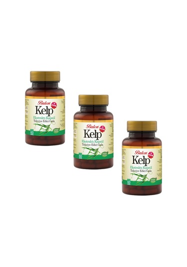 Balen Kelp Ekstraktı + Selenyum 375 Mg 3 x 60 Kapsül