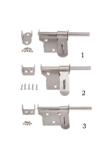 Homyl Paslanmaz Çelik Kapı Kilidi Mandalı Güvenlik Banyo 1.