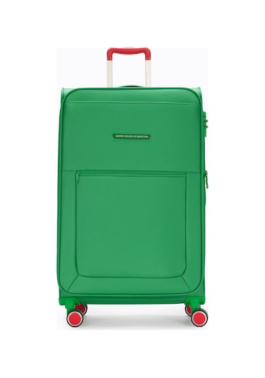 Benetton Büyük Boy Kumaş Valiz Yeşil Bnt2800