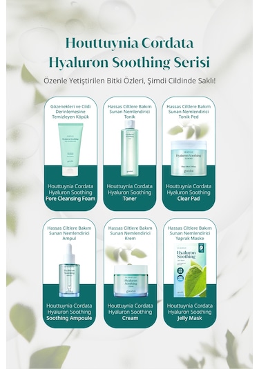 Hassas Ciltlere Bakım Sunan Nemlendirici Ampul Goodal Houttuynia Cordata Hyaluron Soothing Ampoule