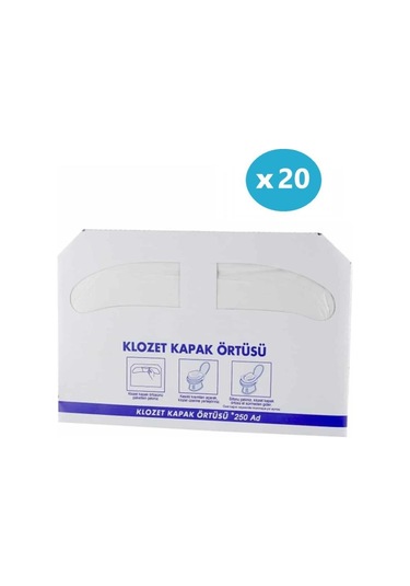 Omnisoft 20 Paket Klozet Kapak Örtüsü 5000 Adet