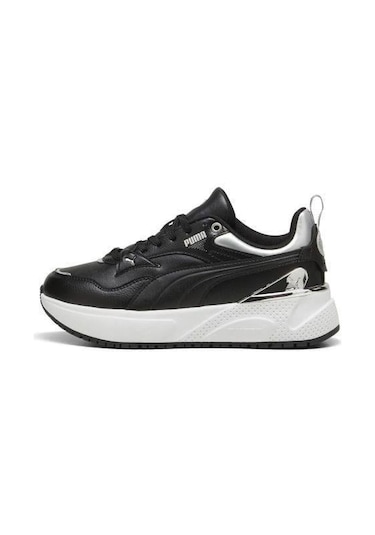 Puma R78 Disrupt Metallic Dream Kadın Spor Ayakkabı 39780302 Siyah