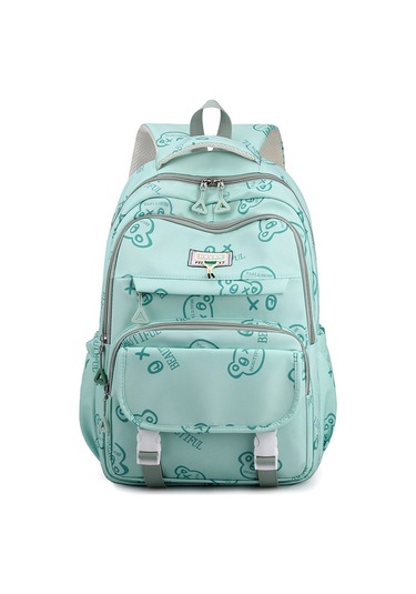 Genç Kızlar İçin Şık Ve Konforlu Ortaokul Sırt Çantası Büyük Kapasiteli, Hafif Tasarım, Okul Ve Gezi İçin Pratik, Ergonomik Omuz Askılı, Dayanıklı Ve Modaya Uygun Çanta Yeşil