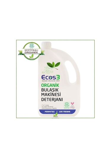 ECOS3 Organik Bulaşık Makinesi Jeli 2500 ML