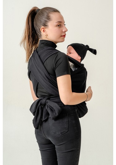 Premium Esnek Kumaş Anakucağı, Sling Bebek Taşıma Şalı